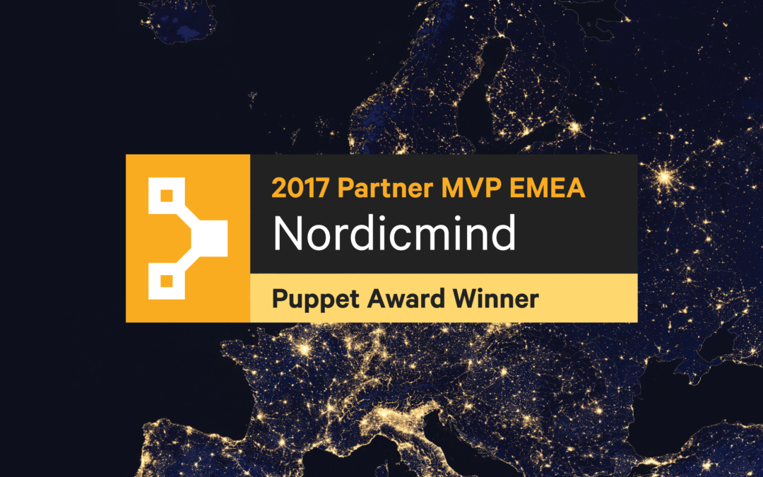 Nordicmind named “Partner MVP, EMEA” by Puppet